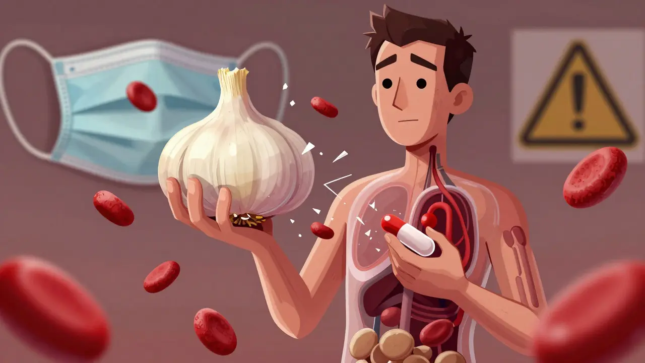 Garlic Supplements and Anticoagulants: What You Need to Know About Bleeding Risk