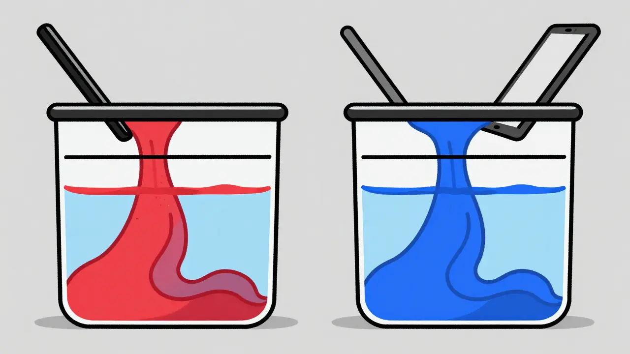 Two tablets dissolving identically showing profile match