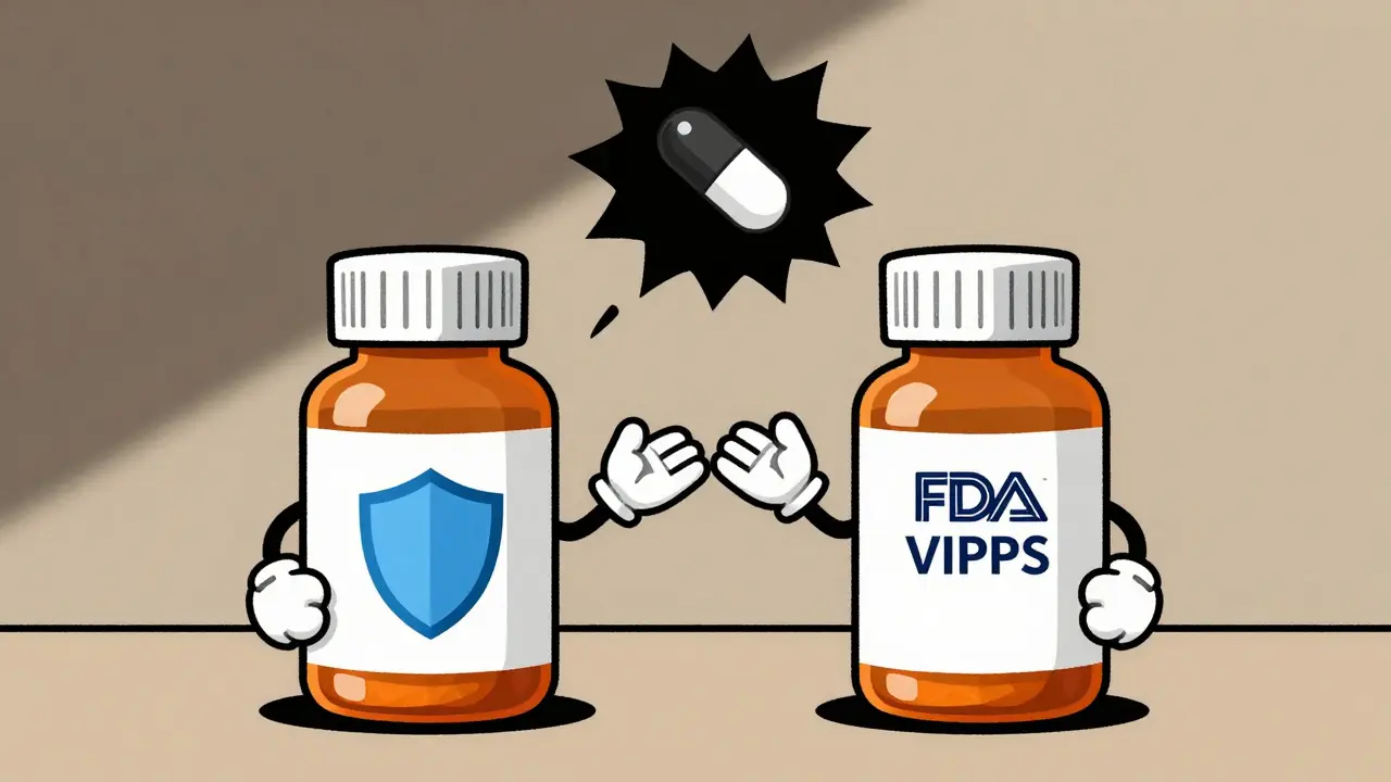 Comparing verified safe pills against counterfeit risks