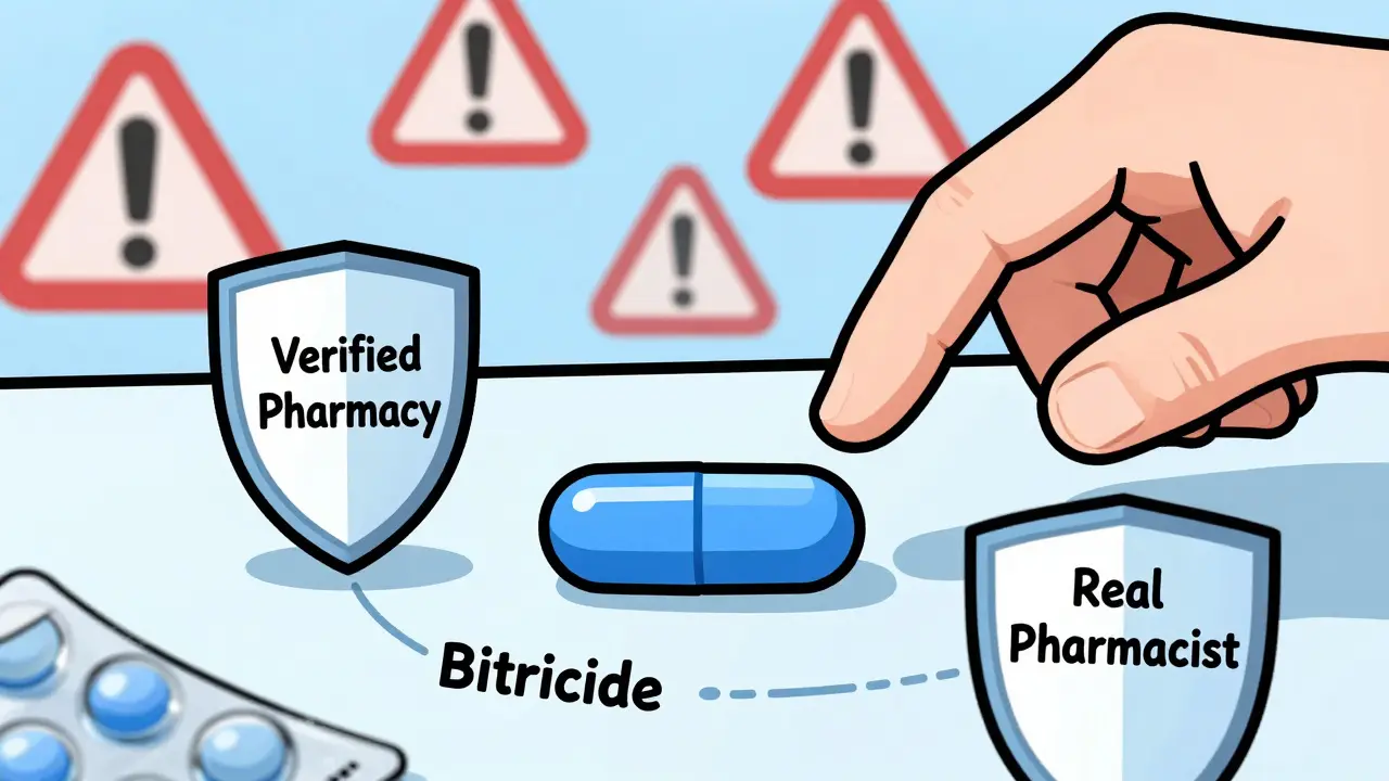 Safe Biltricide tablet protected from fake drug risks